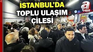 İstanbul'da metrolarda seferler aksıyor! İstanbullunun toplu ulaşım çilesi | A Haber