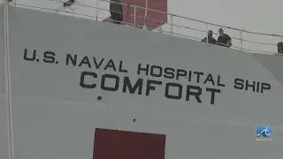 USNS Comfort deploys on three-month mission