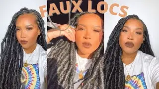 Natural Faux Locs | Summer Protective Style | Faux Locs Tutorial