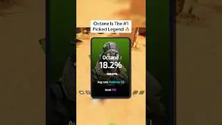 Octane Is Now The #1 Picked Legend!