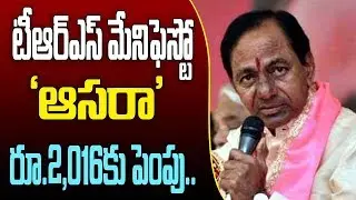CM KCR Doubles Asara and Handicapped Pension | TRS manifesto |   | Great Telangana TV
