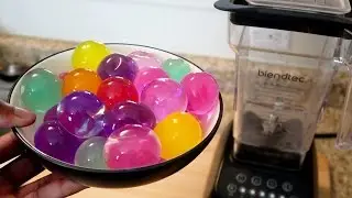 GIANT ORBEEZ VS BLENDER EXPERIMENT!