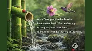 🌿 #Natural sound of flowing water through #bamboo #pure calm for mind and soul #relaxmind
