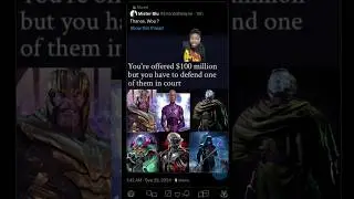 Какого злодея киновселенной Marvel вы могли бы защитить в суде? #шорты #мем