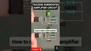 TDA2030 Bridge Mode Amplifier Board 🔥 Fredo 6