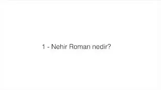 10 Soruda: Ahmet Hamdi Tanpınar'ın Nehir Romanı