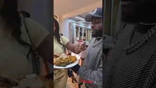 Davido is happy as his wife chioma eat from his plate