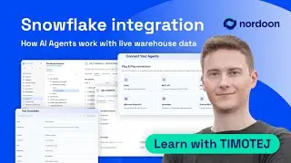 Tutorial: How to use live Snowflake data in Nordoon
