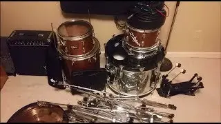 Drum setup//time lapse