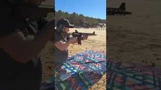AR 9 w/ pmag endo mag 9mm conversion. 9mm, or 556 by a simple switch of a upper, and magazine.