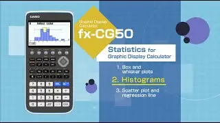 CASIO Graphic Display Calculator  －Statistics　2.Histograms