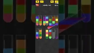water sort color puzzle level 147
