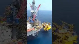 What Is This Strange Machine Standing in the Middle of the Ocean? 😳 #ocean  #shortsfeed  #shorts