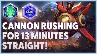 Probius Null Gate - CANNON RUSHING FOR 13 MINUTES STRAIGHT! - ARAM
