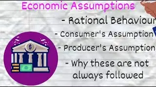 Economic Assumptions | iGCSE Economics