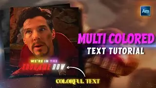 Multi Colored Glowing Text Editing Tutorial Xtreme Edits