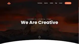 🔥 Free LeadMark Bootstrap 4.3 Landing Page Template | Download & Customize 🚀