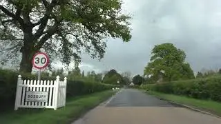 Driving On The B4214 & B4220 From Ledbury To Cradley, Herefordshire, England 25th April 2019