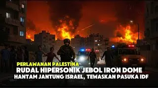 PERLAWANAN PALESTINA RUDAL HIPERSONIK JEBOL IRON DOME HANTAM JANTUNG ISRAEL, TEWASKAN PASUKAN IDF