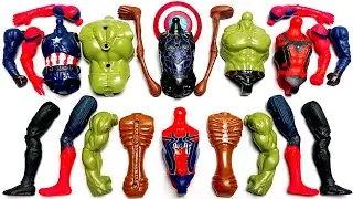 MARVEL SUPERHERO TOYS SIREN HEAD HULK BLACK PANTHER CAPTAIN AMERICA SPIDERMAN AVENGERS ASSEMBLE TOYS