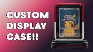 Designing My Own Pokemon Card Display Case! 🎨⚡