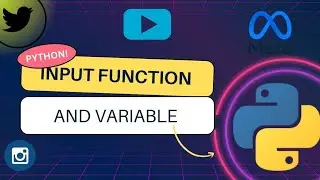 Input Function And Variable|How To Use Input Function And Variable