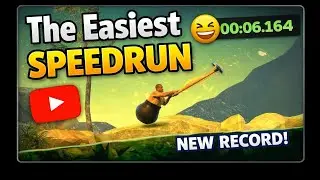 Getting over it easiest speed run 