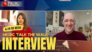 HKIBC 'Talk the Walk' Interviews British Actor AJ Donnelly | Filmed February 2023