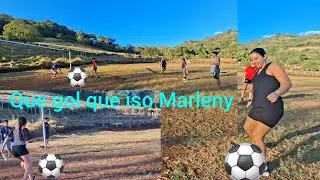 Nos fuimos ala cancha de futbol agugar ⚽️