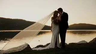The Lodge at Whitefish Lake Fall Wedding | Carly + Scott