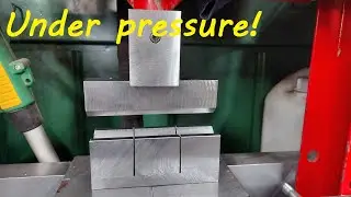 DIY Mini Press Brake & Round Bar Straightening Jig