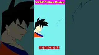 Code To Draw Goku Using Python Turtle |Goku Face|Draw Goku In Python Turtle With Code|