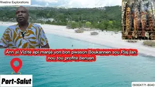 Ann al Manje yon bon Pwason avèm Pòsali ak pran yon bon beny lanmè aprè 2 Zan nou pase deyò.