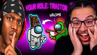 SIDEMEN AMONG US TRAITOR ROLE: BETRAY THE CREW TO WIN | MoreSidemen | REACTION
