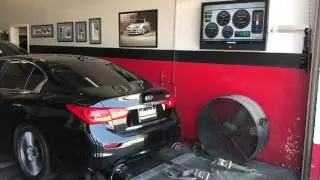 BMS stage 1 on stock Q50 RS400 404whp 486 torque