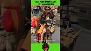 unik,anak punk juga ikut mudik#viralvideo