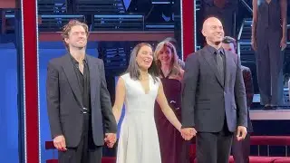 Chess Broadway (Tveit, Michele, Christopher) - Curtain Call Bows - Imperial Theatre NYC - 1/16/26