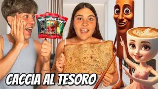 CACCIA AL TESORO CON LE CARTE BRAIN ROT 😱👀 *siamo diventati ricchi*