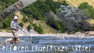Erfaren fluefisker sliter