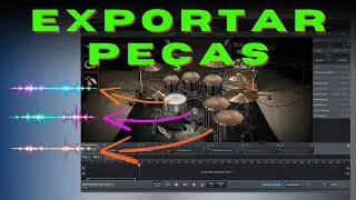 Como Exportar pistas separadas no Superior Drummer
