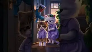 Kitten's sad story #trending#viralshort #aicats#ai #motivation#family#love#lifelessons