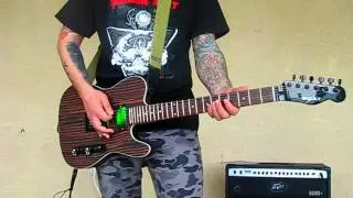 Boult Guitars Arc #2 telecaster / Zombie Dust P90 neck pickup demo
