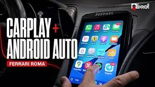 Ferrari Roma: CarPlay & Android Auto sul monitor originale | Retrofit SAEL