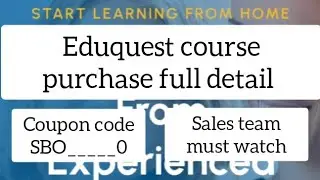 Sales team #eduquest course purchase| limited time offer| full detail in tamil