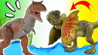 DILOPHOSAURIO, PAQUICEFALOSAURIO, CARNOTAURIO | DEPREDADORES DEL CRETACICO | GRANDES DINOSAURIOS
