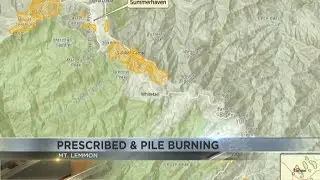 Ranger district to begin pile burning operations on Mount Lemmon