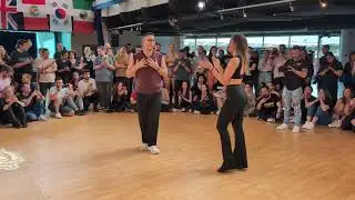 BachaZouk Tutorial | Azael & Marta | Bachata Geneva Festival