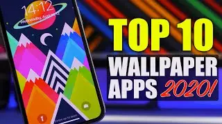 TOP 10 BEST iPhone WALLPAPER Apps of 2020 !