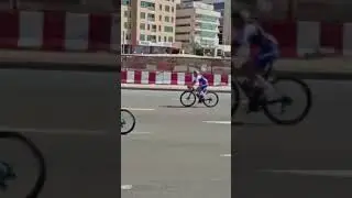 women cycling event Dubai February 2023 #shorts