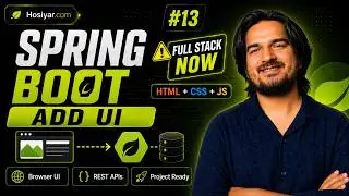 Spring Boot Mastery #13: Add UI to Spring Boot Project using HTML, CSS & JavaScript